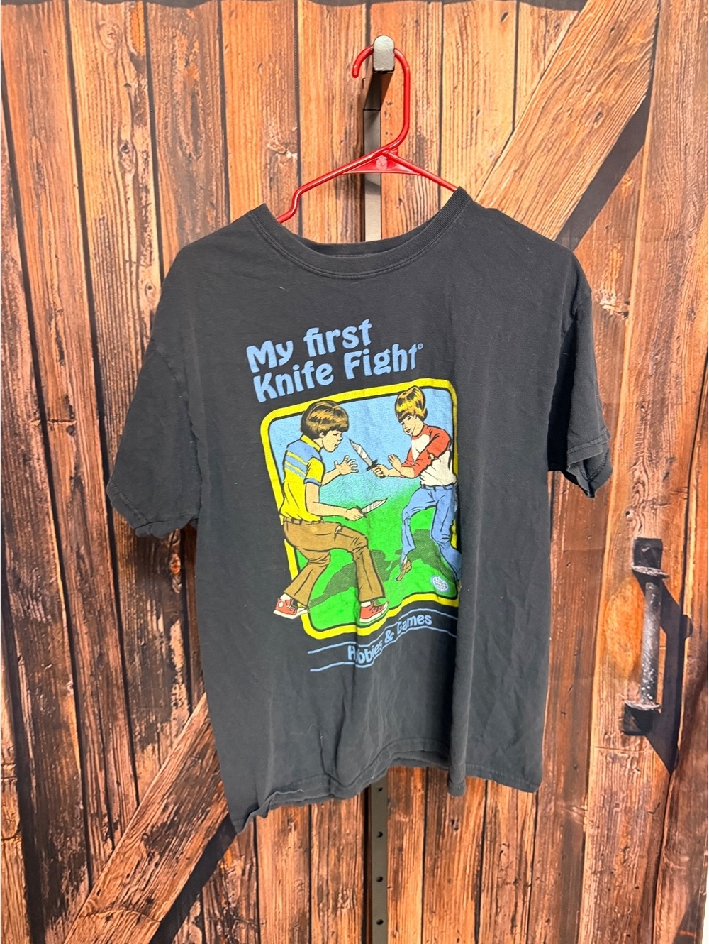 'My First Knife Fight' Graphic T-Shirt